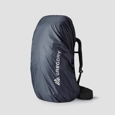 Raincover 80L-110L in the color Obsidian Black.